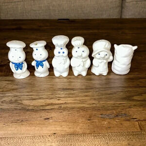 The Pillsbury Company The Pillsbury Doughboy Danbury Mint Salt & Pepper Shakers